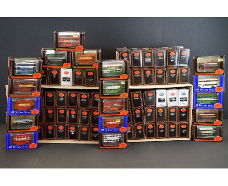 72 Boxed EFE Exclusive First Editions model buses to include De Luxe Series, De-Regulation, War Time Buses, etc with small re