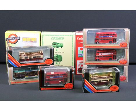 Collection of 10 boxed EFE Exclusive First Editions diecast model buses to include Beatties Of London Limited Edition Bus Set
