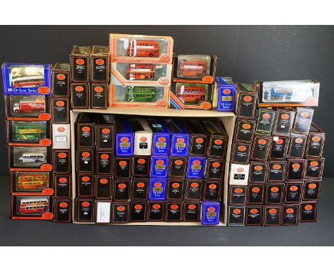 80 Boxed EFE Exclusive First Editions model buses to include De Luxe Series, The Routemaster Series, De-Regulation, etc with 