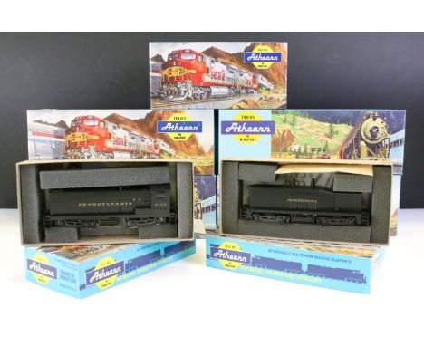 Seven boxed Athearn HO gauge locomotives to include 4083, 3707, 4008, 3824, 3403, 3344 and 3804 