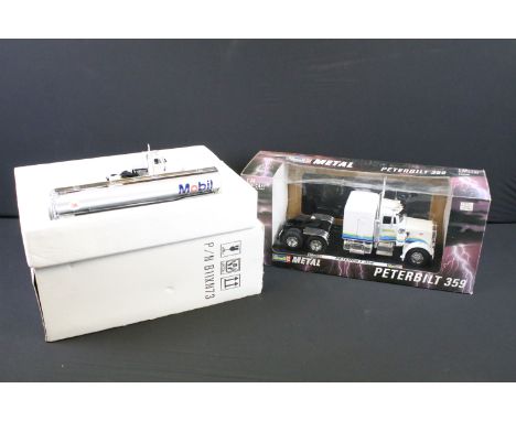 Two boxed diecast models to include Franklin Mint 1/43 scale The Ultimate Mobilo Mack Tractor Unit And Tanker Trailer (Missin