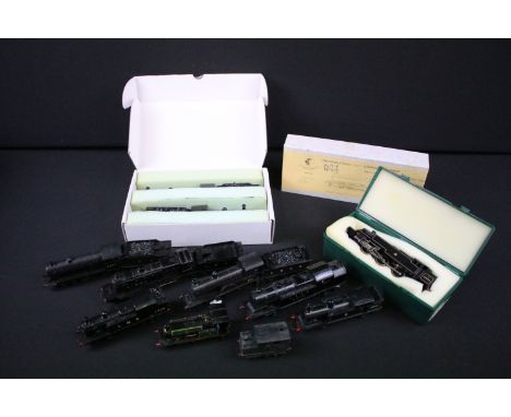 13 OO gauge locomotives to include 12 x metal/brass kit built examples and a Bachmann 64311 0-6-0
