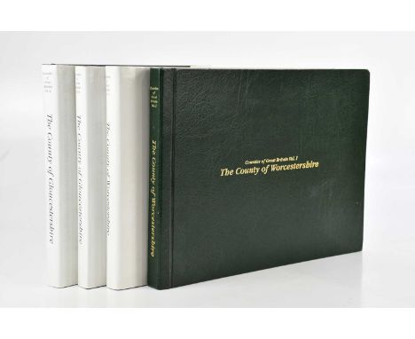 BURTON (K), COUNTIES OF GREAT BRITAIN, THE COUNTY OF WORCESTERSHIRE, 2 vols, vol I No 144/250, vol II No 75/250, the latter l