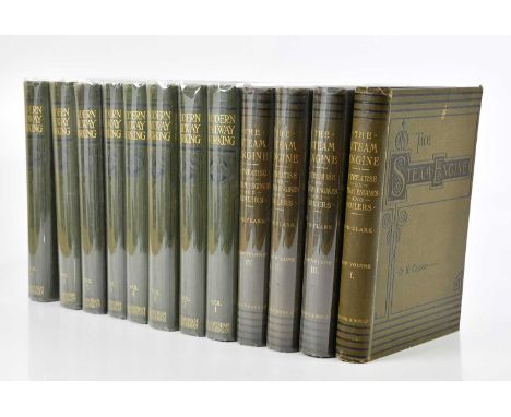 CLARK (D), THE STEAM ENGINE, a treatise on steam engines and boilers, four vols, green cloth, Blackie &amp; Sons, 1891; MACAU