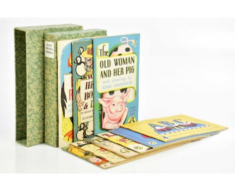 BABY PUFFIN BOOKS, comprising, CHAPMAN (D), ABC [1943]; 123 A COUNTING BOOK, [1943]; HARWOOD (J), PUFFIN RHYMES; THE OLD WOMA