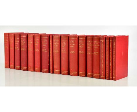 FORTESCUE (HON. J), A HISTORY OF THE BRITISH ARMY, vols 1-13 and maps for vols IV, VIII, X, XII, III, ex-University College N