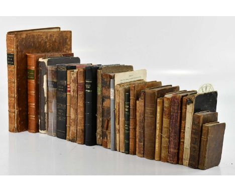 A miscellany of antiquarian and other bindings, to include, SIMS (R), PEDIGREES AND ARMS, ex-Keele Library, 1849; WALKER (C),