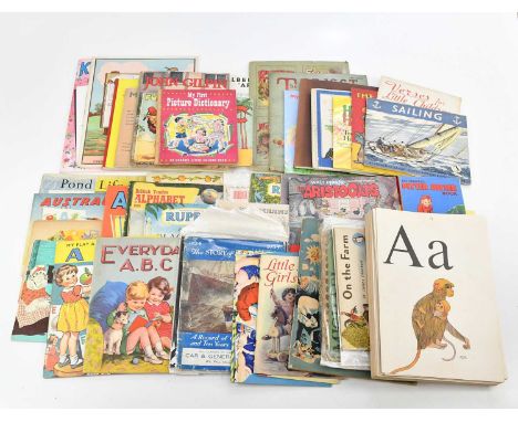 A collection of early 20th century and later children’s illustrated books, mostly of booklet size, MAGGOT (M), RUFUS AND FLOO