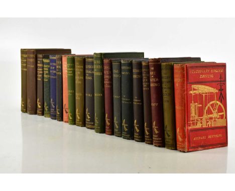 CROSBY, LOCKWOOD &amp; SONS: A collection of nineteen books on trades, to include, WOODWORKING MACHINERY, many folding plates