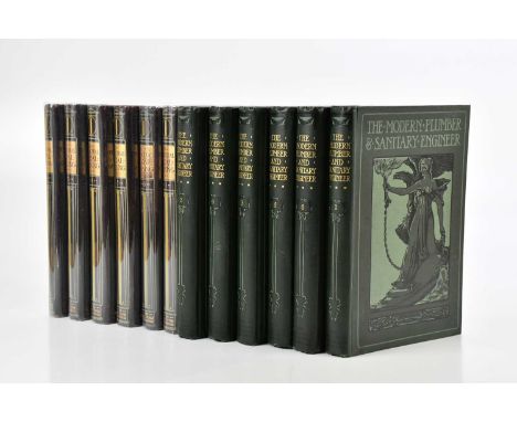 BOULTON (W), PRACTICAL COAL-MINING, 6 vols, illustrated, Art Nouveau pictorial cloth binding with a Davy lamp, The Gresham Pu