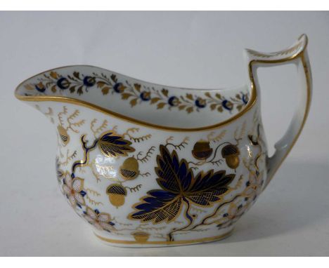 Early 19th century New Hall creamer, pattern no 1181