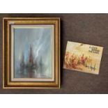 Ben Maile (British,1922-2017), Sailing Vessels, oil on canvas, signed, 29x39cm, framed. Plus, Ben