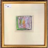 Attributed to Bryan Organ (b.1935), label on backboard inscribed 'chalk study of melon 1965',