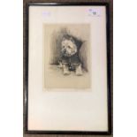 Cecil Aldin (1870-1935), "Who Said Rats", etching, signed and numbered 145/150 in pencil to plate
