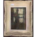 Graham West (act.1970-78), 'Shadow', oil on board, unsigned, 21x31cm, framed