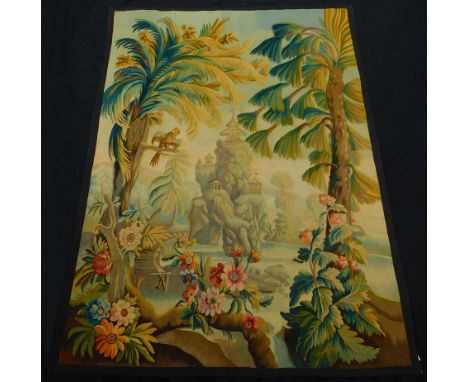 Aubusson. Tappiserie. Wandteppich. Antik.248 cm x 176 cm. Handgewebt. Wolle auf Wolle. Circa 120 - 150 Jahre alt. Zustand sie