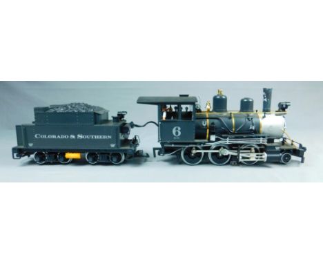 Dampflok mit Tender. "Lehmann Gross Bahn  LGB".Artikel-Nummer 2019s. Lehmann Gartenbahn Spur G. Spur 1. Mit Gebrauchsspuren. 