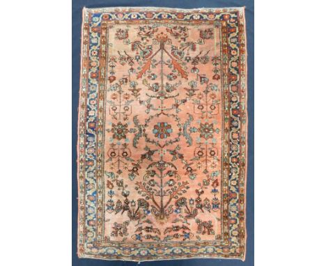 Saruk Ferraghan. Teppich. Antik.146 cm x 105 cm. Handgeknüpft. Wolle auf Baumwolle. Zustand siehe Fotos. Versand kann organis
