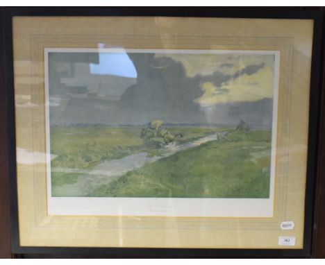 A Lionel Edwards coloured print, The Holderness