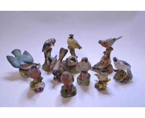 A Royal Worcester group, Chaffinches, 3364, and other birds (10)