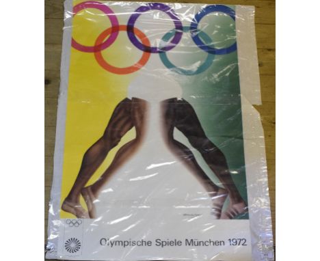 Vintage poster: Olympische Spiele Munchen 1972, 100 x 64 cm