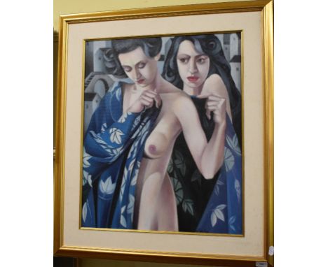 Li Hai Feng, Shanghai Memories, oil on canvas, signed, J R Juettinger Gallery Hong Kong label verso, 70 x 58.5 cm
