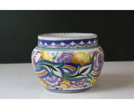 Carter Stabler Adams Poole Pottery Vase / Jardiniere, 14cms high