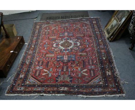 Karajar Persian Wool Rug, circa 1900, 214cms x 149.5cms ***Please note that VAT is applicable to the hammer price of this lot