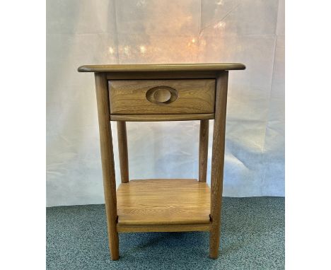 Blonde Ercol 1 draw hall table 