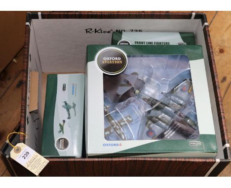 10 Oxford Aviation/Corgi Aviation Archive. 6x Oxford 2x Gloster Meteor, plus 'Doodle Bug'. Gloster Gladiator MkII. 2x Superma
