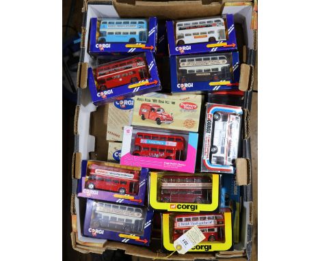 35+ Corgi buses and other commerical vehicles. Including 10x Golden Oldies series including; Thames Trader, Ever Ready. Bedfo