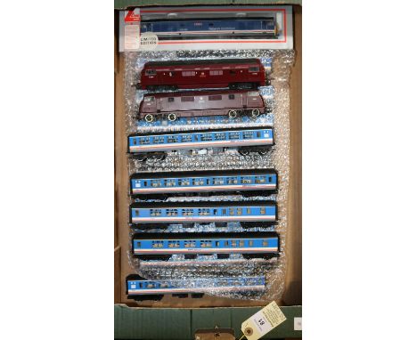 Quantity of OO gauge railway including Lima Hornby etc. 3x locomotives- Network Southeast Class 50 Co-Co diesel locomotive, '