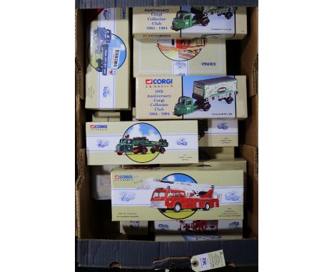 18x Corgi Classics commerical vehicles. Including; 7x Scammell Scarabs in liveries including Railfreight, Websters, BRS Parce