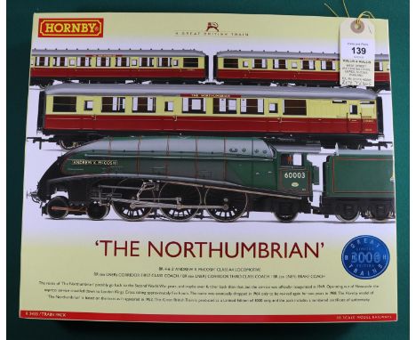 A Hornby '00' gauge Train Pack 'The Northumbrian' (R2435). Comprising BR class A4 4-6-2 Tender Locomotive 'Andrew K McCosh' R