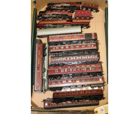 Quantity of OO gauge railway. 3 LMS Coronation Class 4-6-2 tender locomotives by Hornby, Lima etc - Duchess of Abercorn , RN6