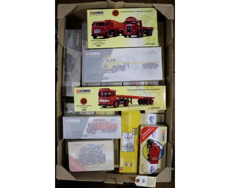 15x Corgi Classics. Including; Foden S21 'Mickey Mouse' low loader. Scammell Articulated Bedford low loader set. Leyland Octo
