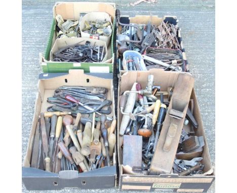 A collection of hand tools