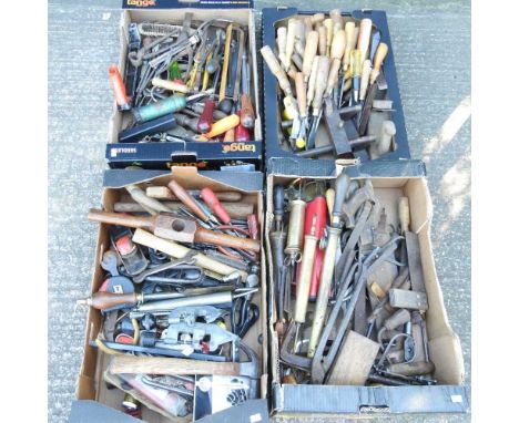 A collection of hand tools