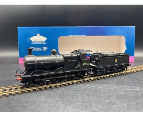 Bachmann Branchline 31-626 Class 3F 0-6-0 43762 in BR black with early emblem - Tested Non-Runner(500g)Box sleeve shows sunli
