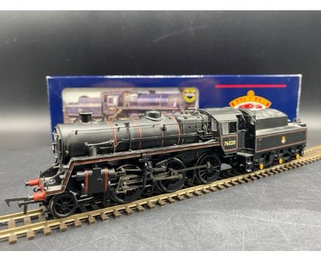 Bachmann Branchline 32-953DC Standard class 4MT 2-6-0 76020 in BR black with late crest - states DCC fitted - Tested Non-Runn