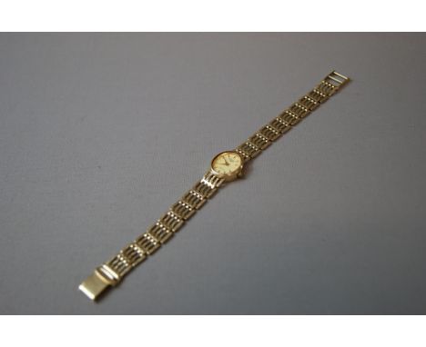 9ct. gold ladies Rotary watch  Total weight approximately 17.7g