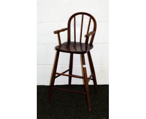 An Ercol style child's high-chair