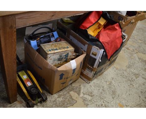 A quantity of tools and other items.