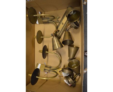 A quantity of Jim Lawrence and other light fittings.