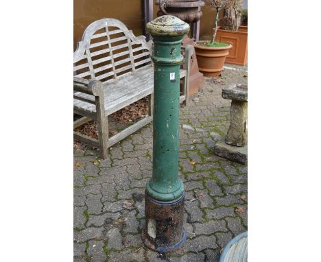 An old cast iron bollard.