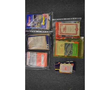 A quantity of football programmes, 1940's and later, various teams to include Arsenal, Southampton together with Internationa