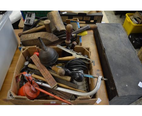 A quantity of tools to include a fitted tool cabinet.