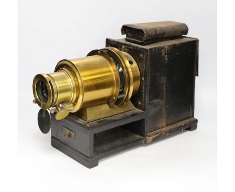 A Magic lantern and nine Victorian slides