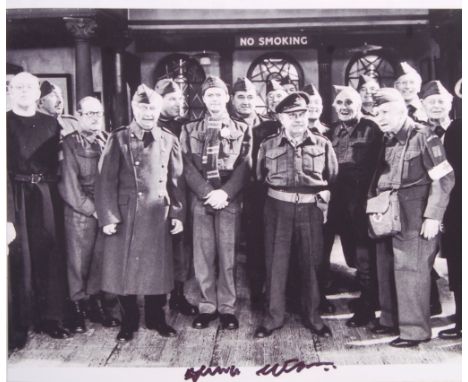 Dad's Army - Frank Williams (British Actor 1931-2022) - Dads Army (BBC Sitcom 1968-1977) - autographed 8x10" black and white 