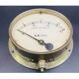 A British Railways Locomotive Vacuum Gauge, face marked B.R (STD)